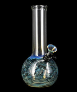 Shop LA Pipes Raked Tiger Stripe Accented Beaker Bong in australian