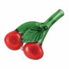 Shop Double Cherry Glass Hand Pipe - 5.5" in australian