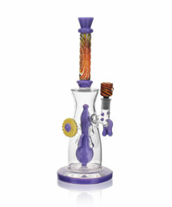 Shop High Society | Jupiter Premium Wig Wag Waterpipe (Slime Purple) in australian