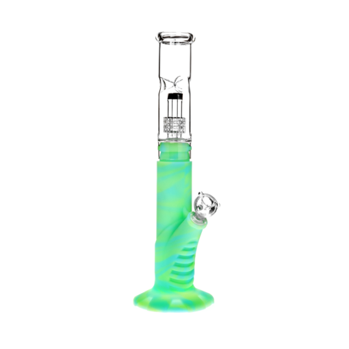 Shop Medusa Customs Silicone Straight Pipe w/Percolator Water Pipe in australian