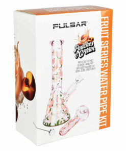 Shop Pulsar Fruit Series Peaches & Cream Herb Pipe Glow Duo - 10