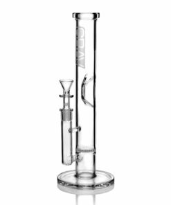 Shop GRAV® Medium, Clear Straight Base w/ Disc Water Pipe in australian