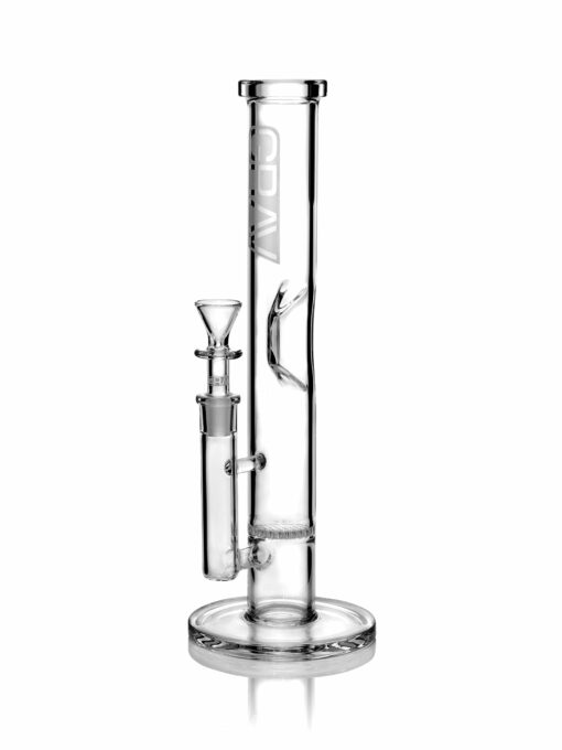 Shop GRAV® Medium, Clear Straight Base w/ Disc Water Pipe in australian