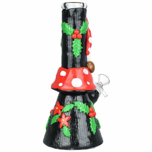 Shop Mushroom Gnome Glass & Enamel Water Pipe - 9.5" / 14mm F in australian