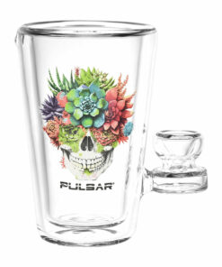 Shop Pulsar Design Series x Drinkable Series Glass Tumbler Pipe | 250mL | 5