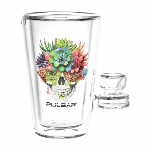 Shop Pulsar Design Series x Drinkable Series Glass Tumbler Pipe | 250mL | 5" in australian