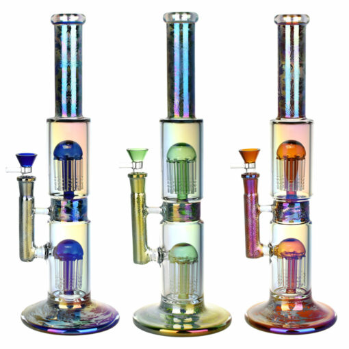 Shop Pulsar Dub Chamber Electro Etched Water Pipe | 13.75" | 14mm F in australian