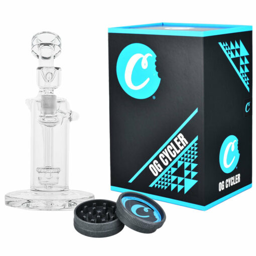 Shop Cookies Recycler Glass Water Pipe - 8.75" / 14mm F in australian