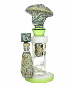 Shop Pulsar Hieroglyphs Mushroom Wizard Water Pipe - 10.5