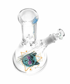 Shop Pulsar Bottoms Up Sacred Cat Geometry Water Pipe - 10"/14mm F in australian