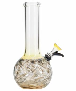 Shop LA Pipes Raked Tiger Stripe Accented Beaker Bong in australian