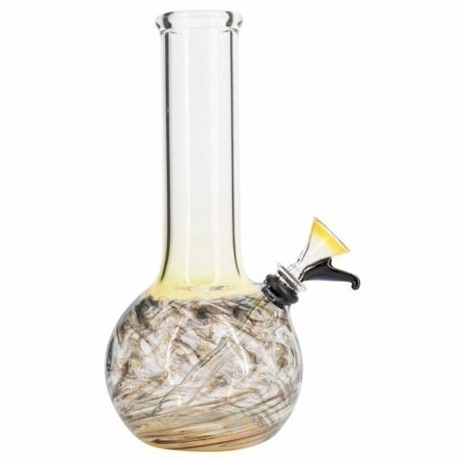 Shop LA Pipes Raked Tiger Stripe Accented Beaker Bong in australian