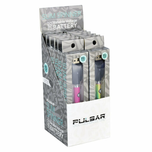 Shop Pulsar Slim Spinner VV Battery - 400mAh/12 pcs in australian