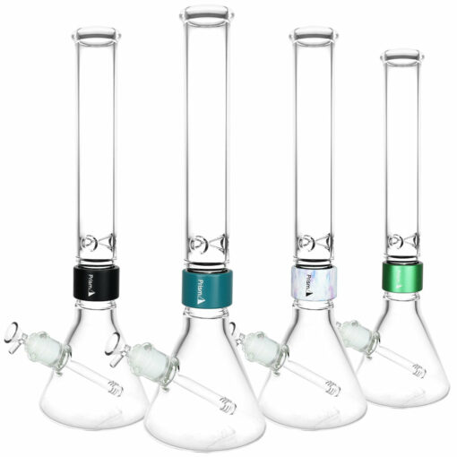 Shop Prism Tall Beaker Single Stack Water Pipe | 18" | 14mm F | Clear in australian