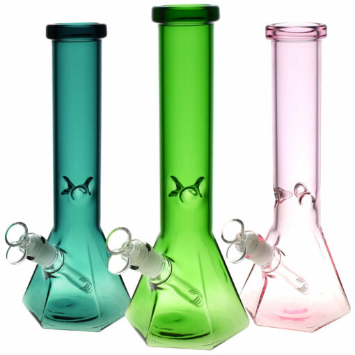 Shop Hextasy Hexagonal Beaker Water Pipe - 12"/14mm F/Colors Vary in australian