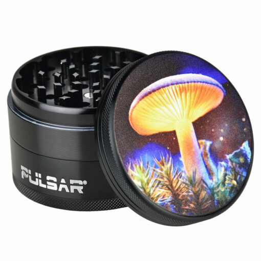 Shop Pulsar Artist Series Grinder | Mystical Mushroom in australian