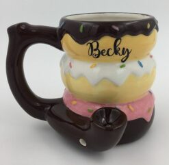 Shop Donut mug - pipe - novelty mug in australian