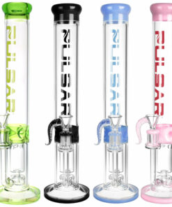 Shop Pulsar Recycler Tube Water Pipe - 15"/14mm F/Colors Vary in australian