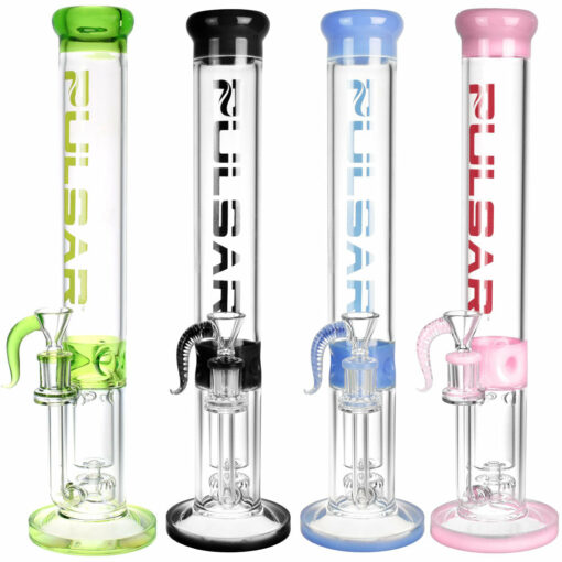 Shop Pulsar Recycler Tube Water Pipe - 15"/14mm F/Colors Vary in australian