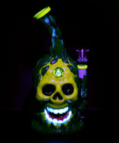 Shop Pulsar Skull Pineapple Water Pipe - 10