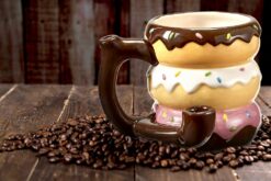 Shop Donut mug - pipe - novelty mug in australian