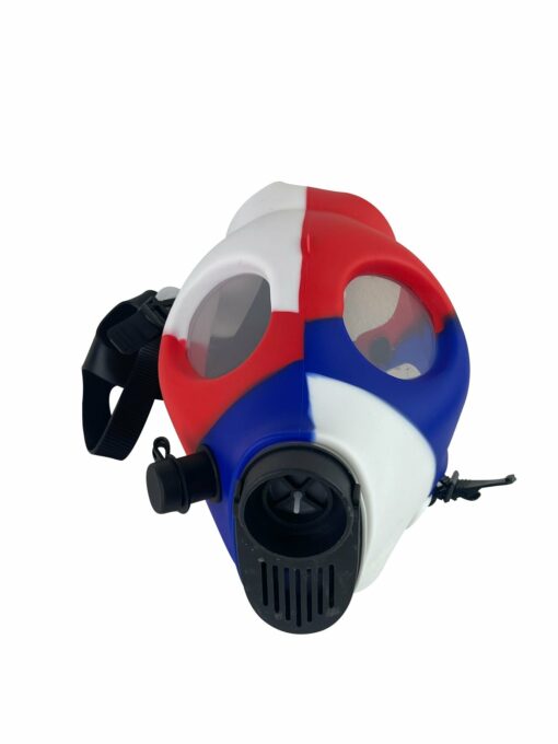 Shop Multi-Colored Silicone Skull Gas Mask Bong in australian