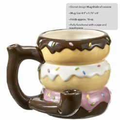 Shop Donut mug - pipe - novelty mug in australian