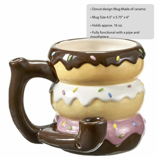 Shop Donut mug - pipe - novelty mug in australian