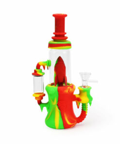 Shop Ritual - 8.5'' Silicone Rocket Recycler - Rasta in australian