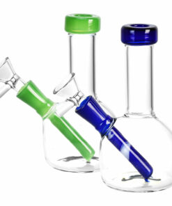 Shop Dome Beaker Mini Water Pipe - 5.25"/14mm F/Colors Vary in australian