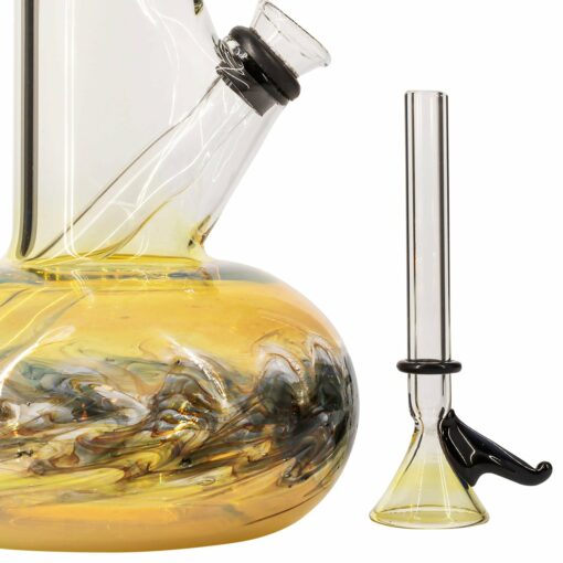 Shop LA Pipes "Smoke Signals" Buoy Fumed Base Bong in australian