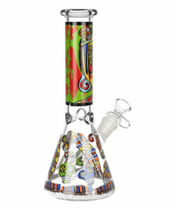 Shop Abstract Art Beaker Water Pipe - 9.75