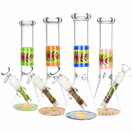 Shop Vacillating Vibe Beaker Water Pipe - 9.75" / Colors Vary in australian