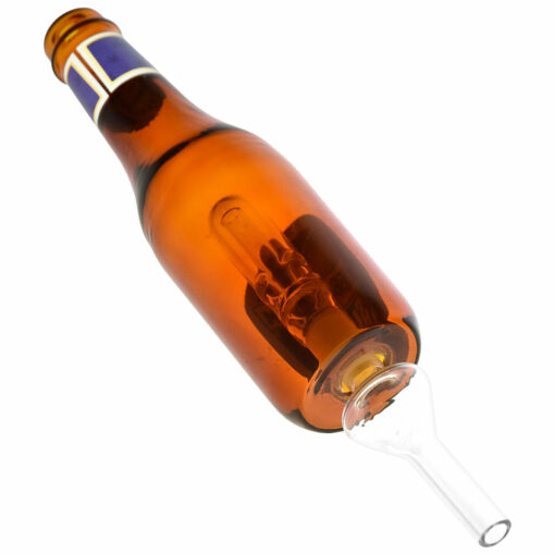 Shop Dabtized Beer Burner Bubbler Dab Straw - 7.75" / 10mm F / Designs Vary in australian