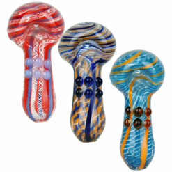 Shop Lacey Pleasure Glass Spoon Pipe - 3.75" / 10pcs in australian