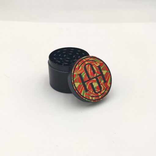 Shop High Society - 4 PC 63mm Ceramic Teflon Coated Grinder - Rasta in australian