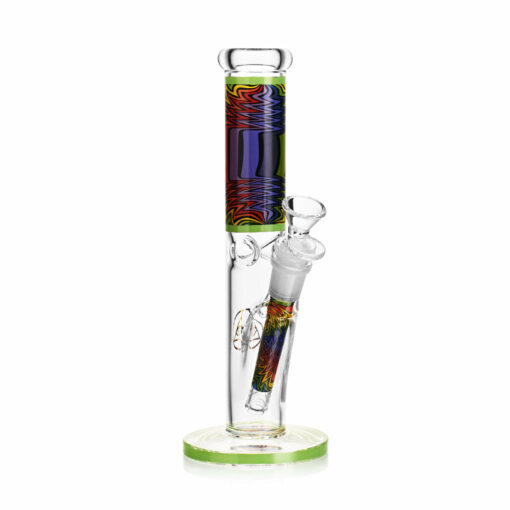 Shop Ritual Smoke - Prism 10" Glass Straight Tube - Lime in australian