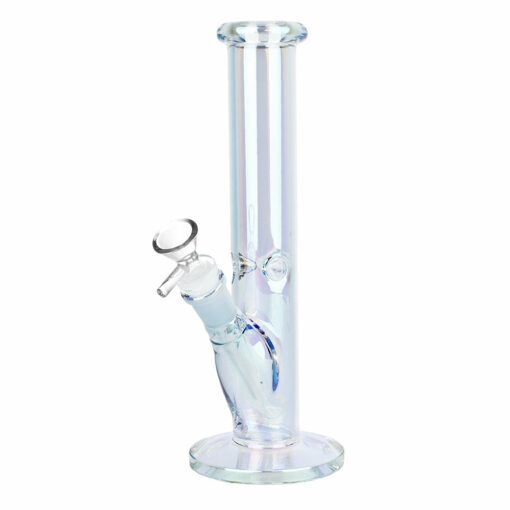 Shop Infinite Splendor Glass Straight Tube Water Pipe - 9.75" / 14mm F / Colors Vary in australian