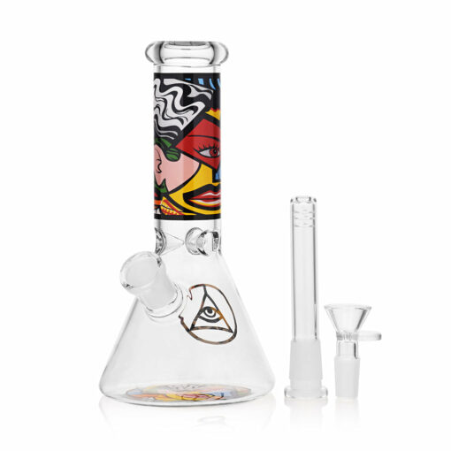 Shop Ritual Smoke - Atomic Pop 8" Glass Beaker - Lips in australian