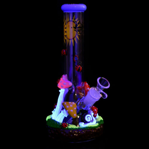 Shop Pulsar Ladybug Shroom Beaker Water Pipe- 10.25"/14mm F in australian