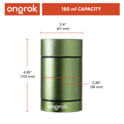 Shop Ongrok Aluminum Metal Storage Jar in australian