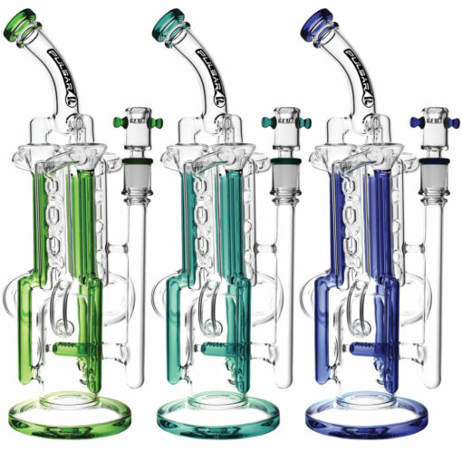 Shop Pulsar Space Station Recycler Water Pipe-13.5"/14mm F/Clrs Vary in australian