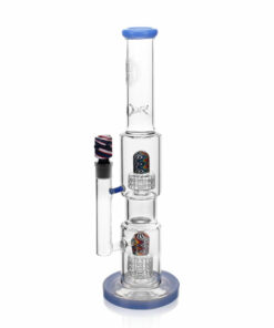 Shop High Society | Gemini Premium Wig Wag Waterpipe (Blue) in australian