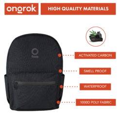 Shop Ongrok Carbon-lined Backpack Smell Proof in australian