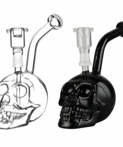 Shop Glass Skull Bong | 14mm Male in australian