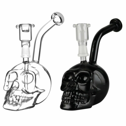 Shop Glass Skull Bong | 14mm Male in australian