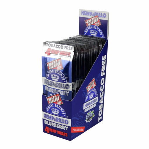 Shop 15PC DISP - Royal Blunts Hemparillo Hemp Wraps in australian