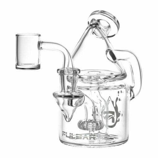 Shop Pulsar Travel Buddy Recycler Rig - 5.5" / 14mm F / Clear in australian