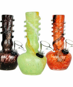 Shop Shine On Soft Glass Water Pipe - 5.75" / Colors Vary in australian