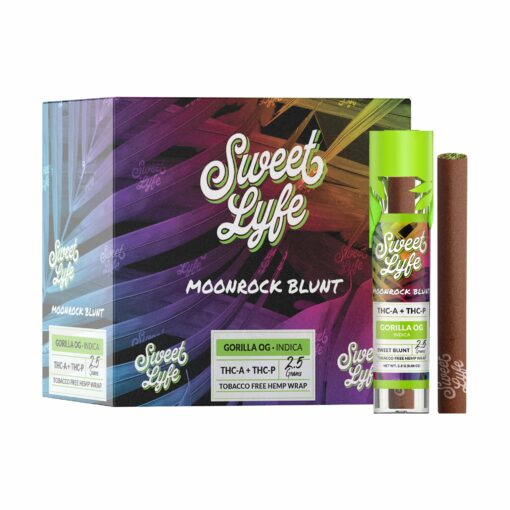 Shop Sweet Lyfe Moonrock Blunt THCA+THCP - Gorilla OG - Indica in australian